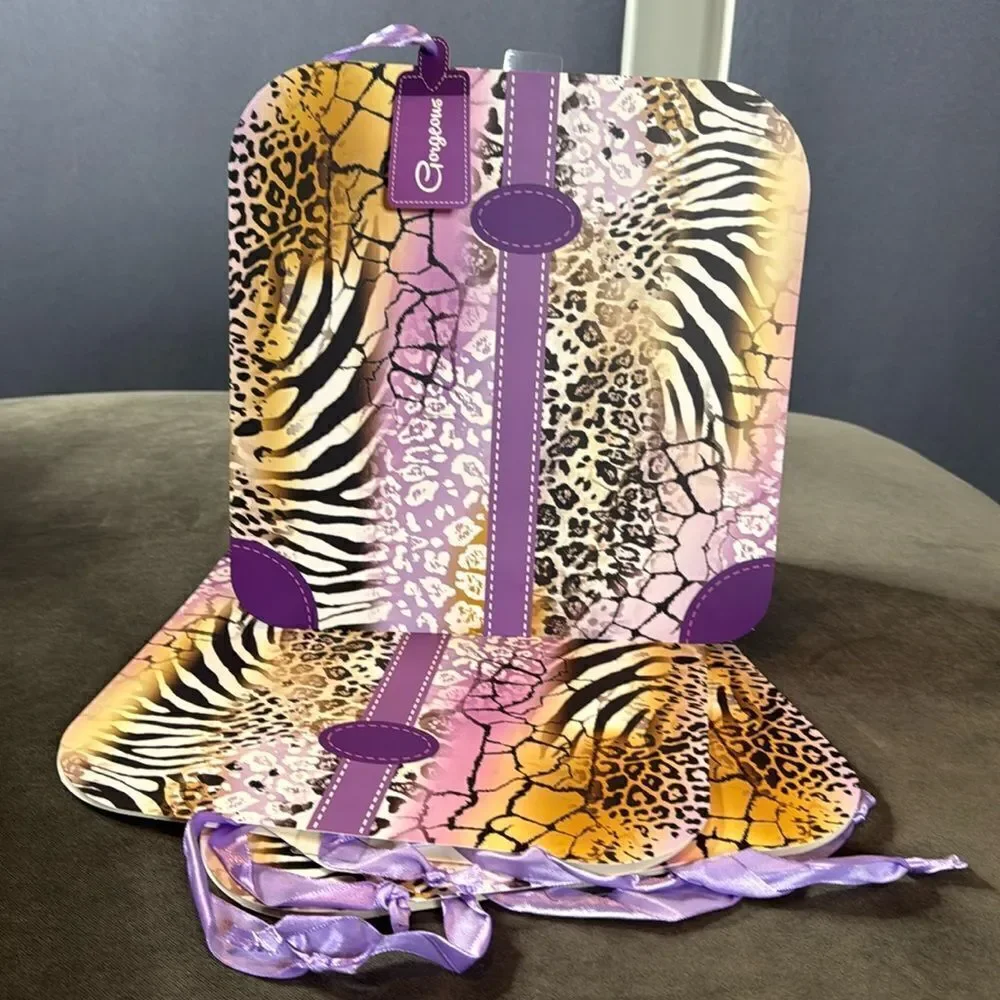 Jungle Themed Handbag Gift Bags 12 Pack Ribbon Handles 4 Designs NEW